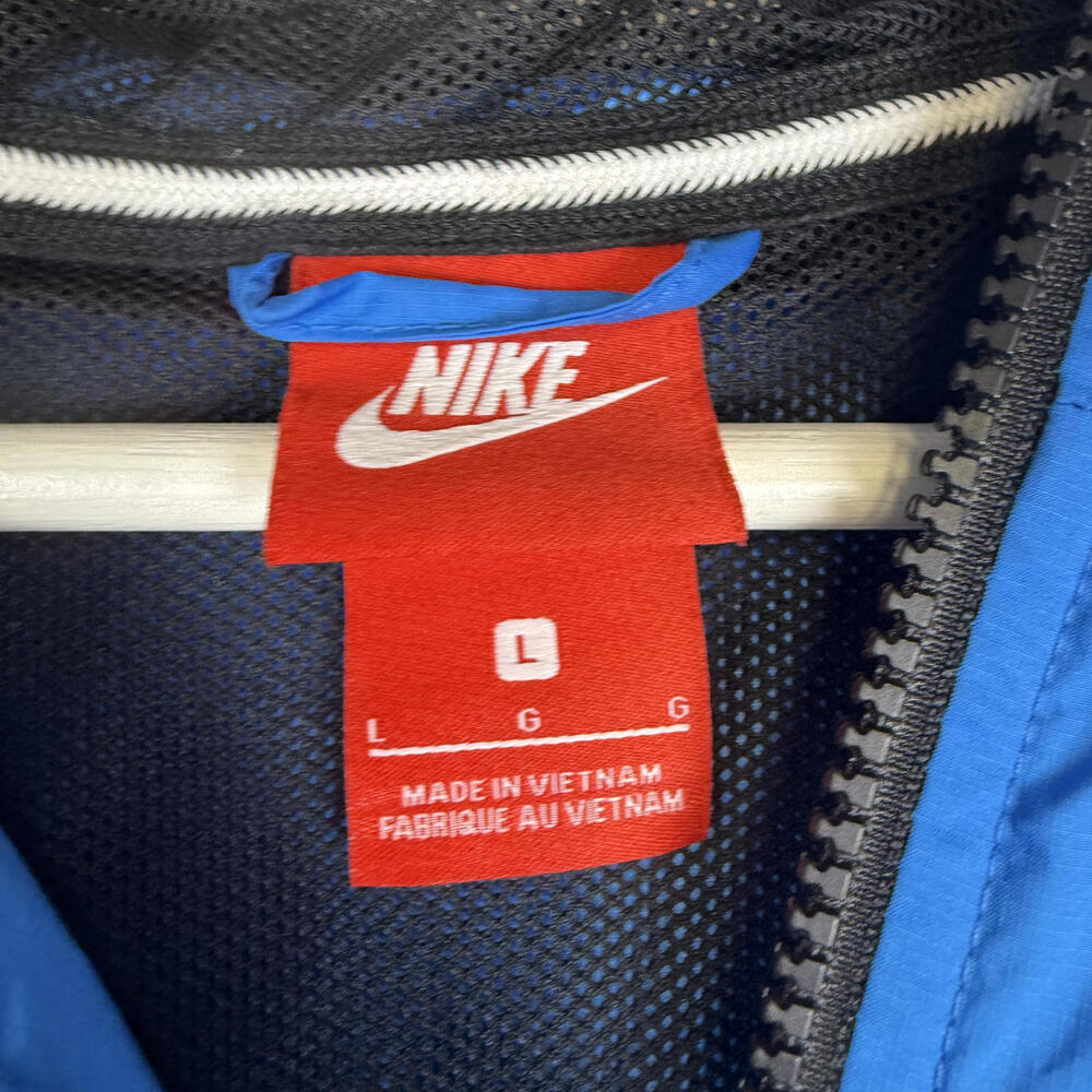 Mens Nike Sportswear Windrunner Full Zip Jacket 917809-435 Blue Brand Sz L - Picture 2 of 8